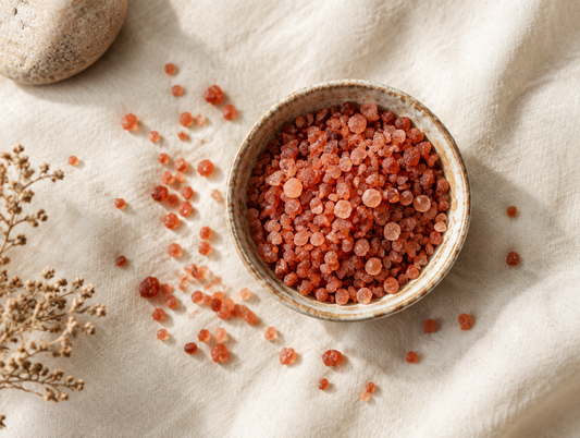 Sel rouge, ingrédient de notre gamme Soin de la peau BathsTea